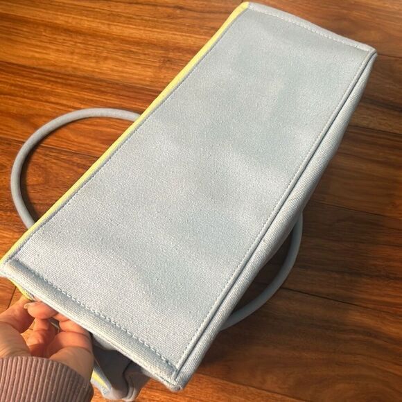 Unbranded blue cotton picnic in the‎ park satchel purse unique 3D bag - Picture 8 of 8